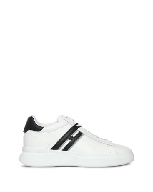 Hogan White Logo Sneakers for men