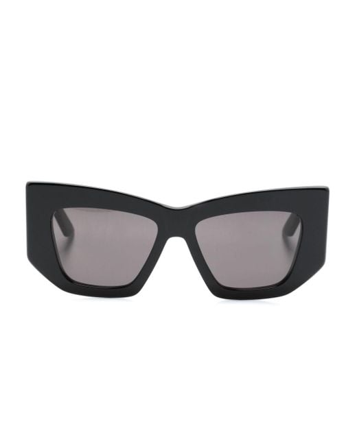 Alexander McQueen Gray Butterfly-frame Sunglasses