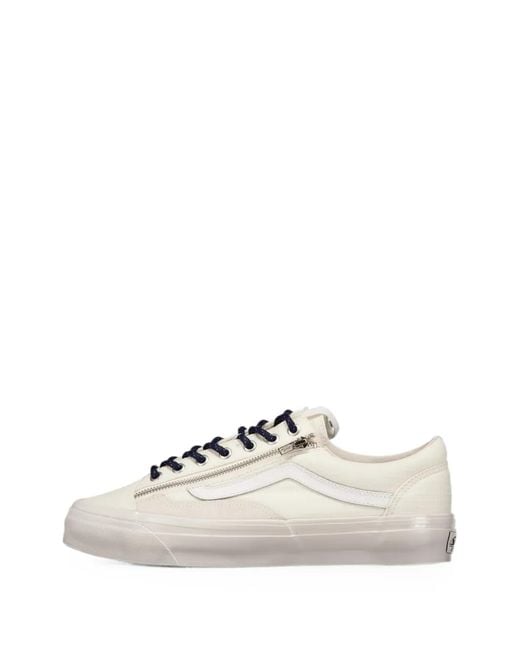 Vans White Old Skool 36 Zip-Fastening Sneakers for men