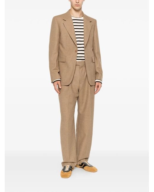 Sandro Brown Mode Flannel Blazer for men