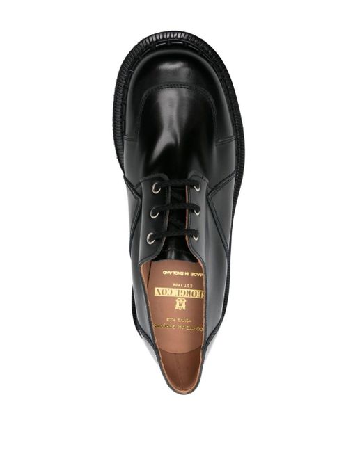 X George Cox Overlaid Gibson derby shoes di Comme des Garçons in Black da Uomo