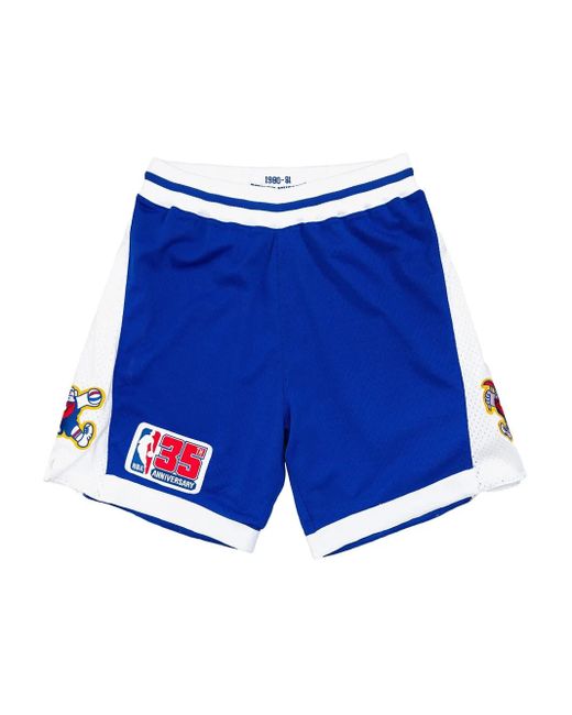 Mitchell & Ness Denver Nuggets 35th Anniversary Shorts in Blue für Herren