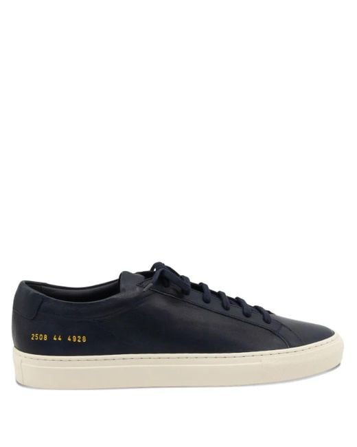 Common Projects Leren Sneakers in het Blue voor heren