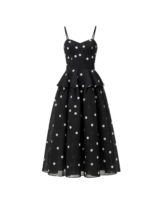 Alexis Black Parma Midi Dress