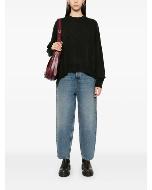 Aspesi Black Wool Sweater
