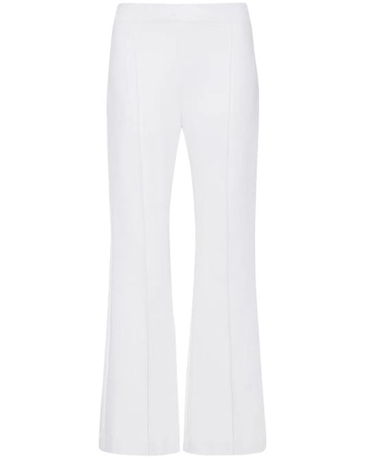 Rosetta Getty Cropped Flared Broek in het White