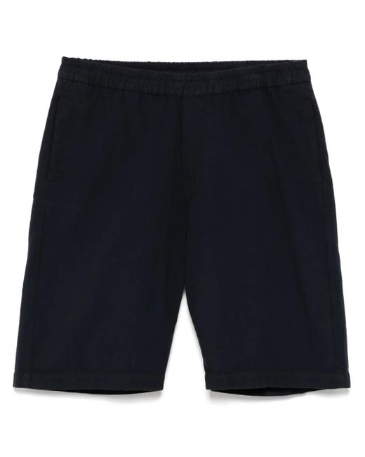 Barena Blue Agro Vion Nero Shorts for men