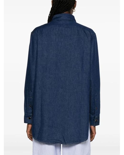 A.P.C. X Anastasia Barbieri Mare シャツ Blue