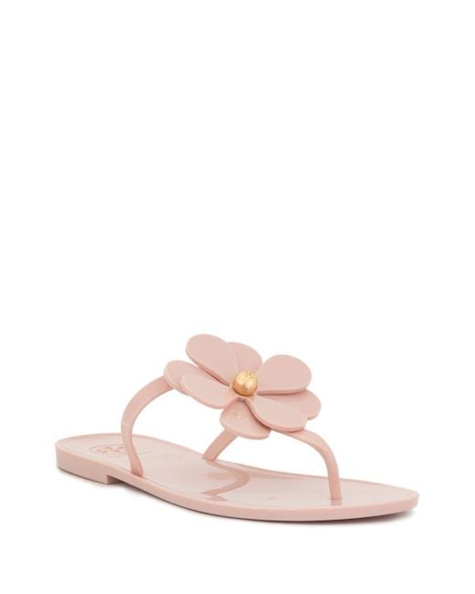 tory burch jelly sandals pink