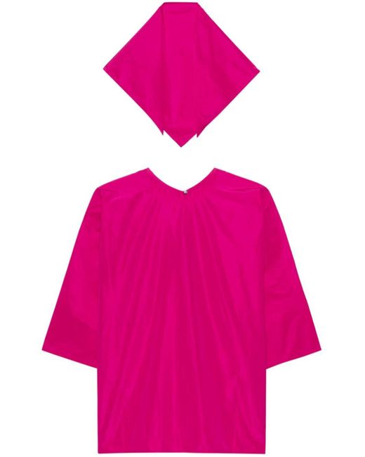 Blusa Bendol con pañuelo removible Sofie D'Hoore de color Pink