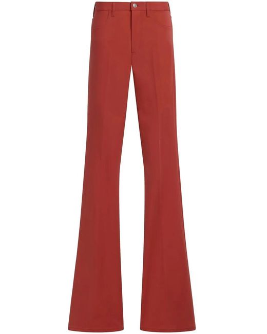 Marni Pressed-Crease Flared Trousers for men