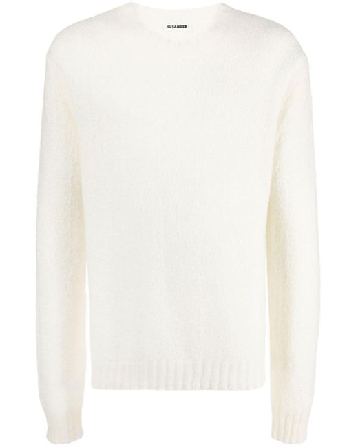 Maglione di Jil Sander in White da Uomo