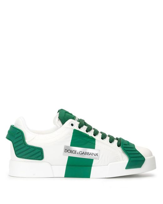 Zapatillas bajas con logo Dolce & Gabbana de color Green