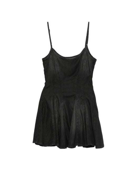 DIESEL Black Denim Mini Dress