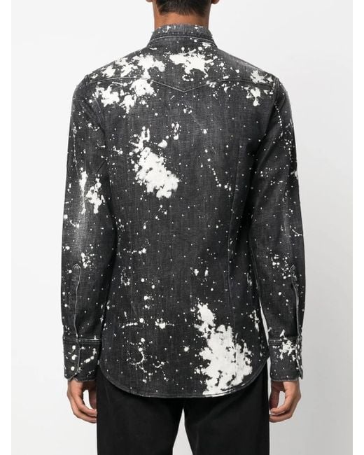 DSquared² Denim Overhemd in het Black voor heren