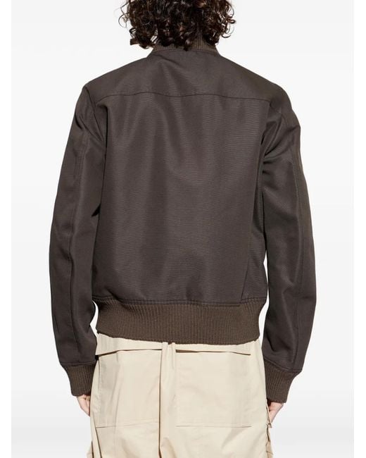 Rick Owens Brown Temple Heizer Flight Jacket for men