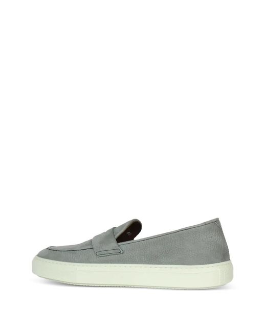 Fratelli Rossetti Green Penny Leather Loafers for men