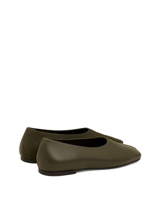 Ballerine Bicolore di AMI in Green