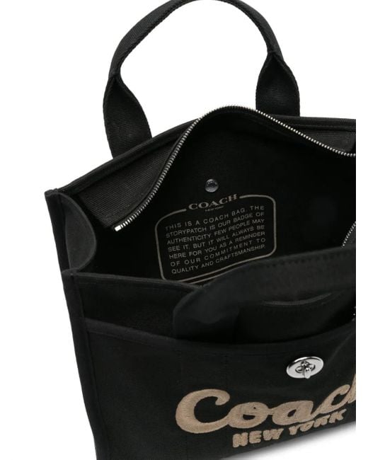 COACH Black Cargo Tote Handbag