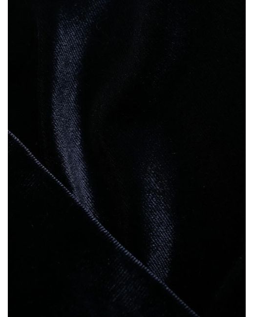 Philosophy Di Lorenzo Serafini Blue Cowl-Neck Sleeveless Gown