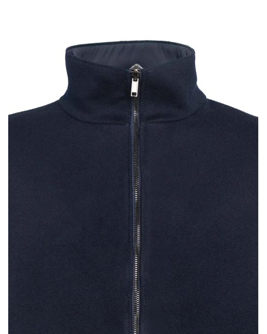 Franzese Collection Blue Veste À Fermeture Zippée for men