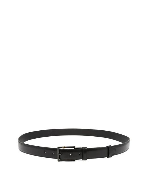 Montblanc White Textured-Finish Buckle-Fastening Belt