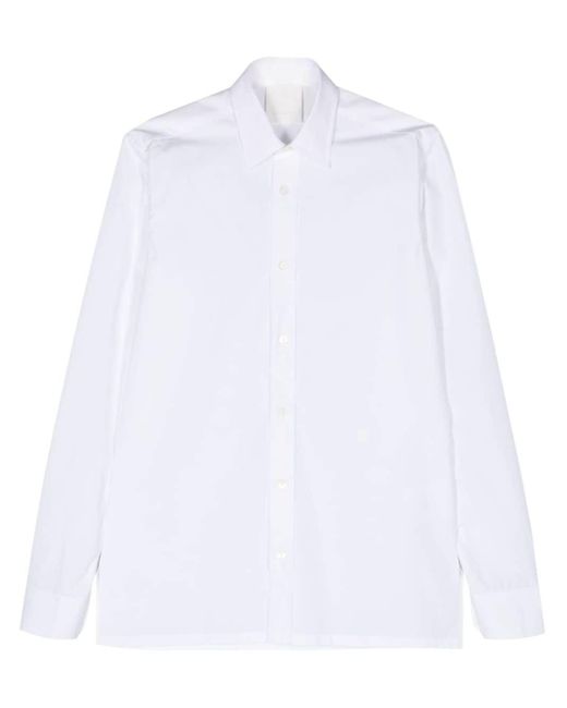 Chemise à logo 4G brodé Givenchy pour homme en coloris White