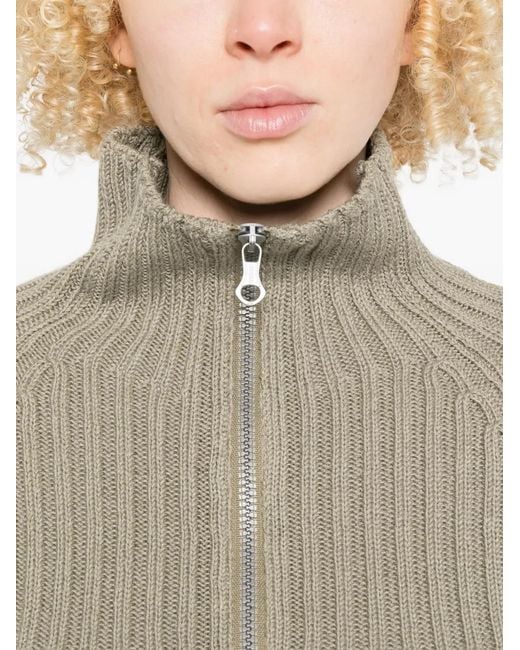 Our Legacy Green Column Zip Cardigan
