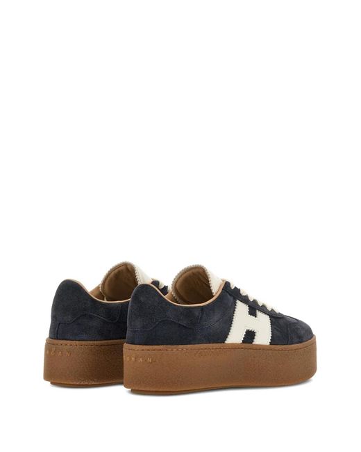 Hogan Blue H698 Platform Sneakers