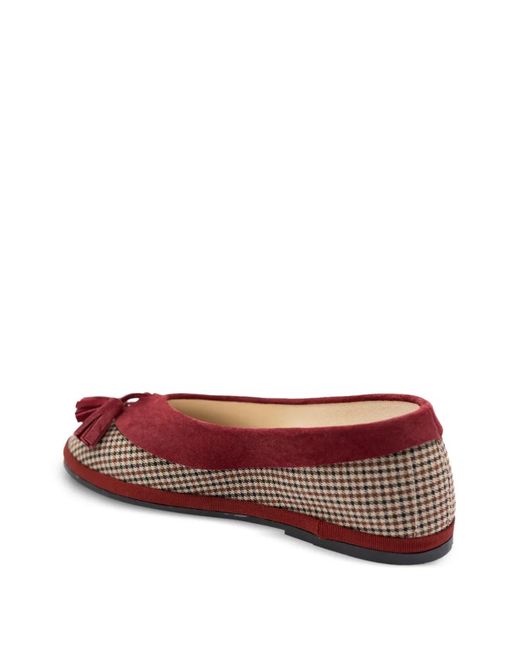 Gondolina Red Dogaressa Tassel Ballet Flats