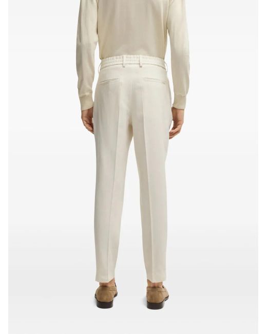 Boss Hose Mit Tapered-Bein in White für Herren