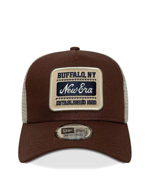 KTZ Brown Patch-Trucker Baseball Cap for men