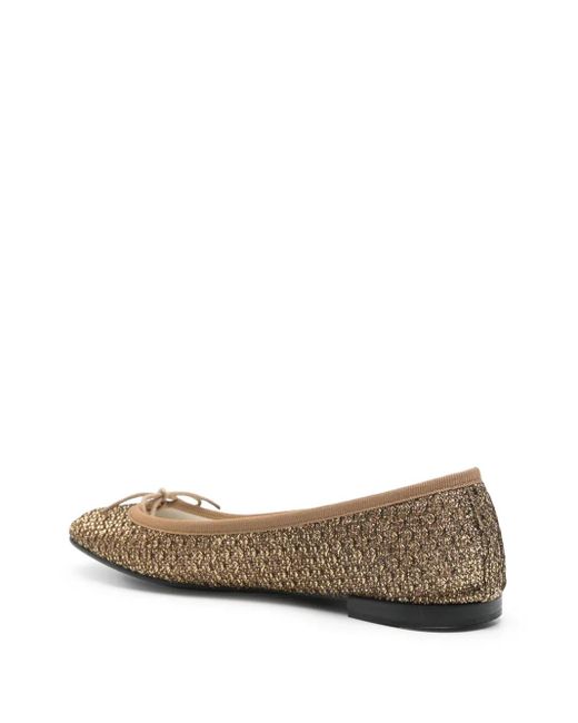 Repetto Brown Cendrillon Ballgom Ad Shoes