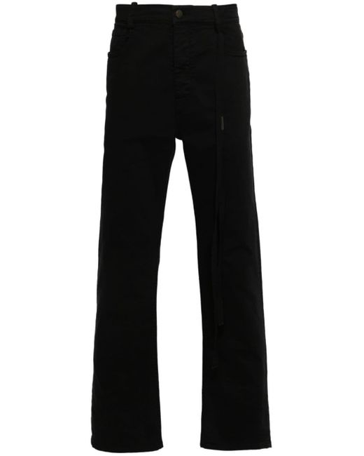 Ann Demeulemeester Gill Straight Jeans in het Black voor heren
