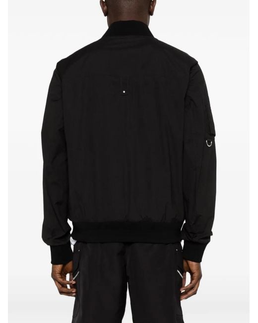 Moose Knuckles Black Courville Bomber Jacket for men