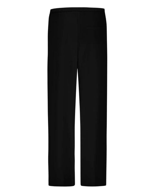 Herno Black Drawstring Trousers
