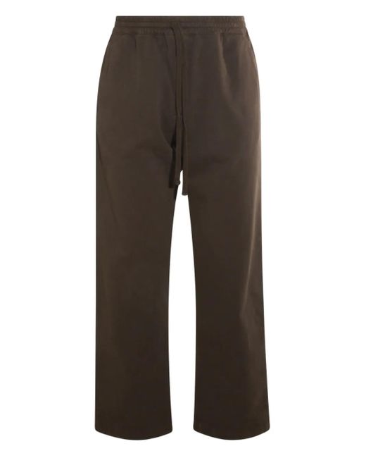Carhartt Gray Drawstring Back-Pocket Trousers for men