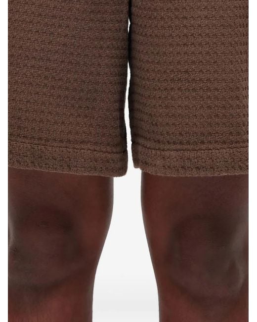 Osklen Shorts Met Trekkoord En Textuur in het Brown voor heren