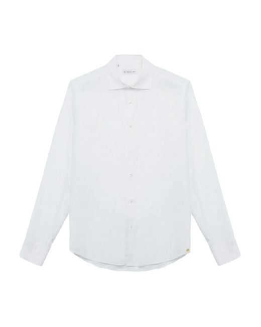 メンズ Manuel Ritz ロングスリーブ シャツ White