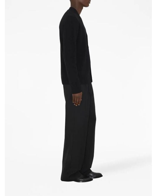 Burberry Black Cashmere Cardigan for men