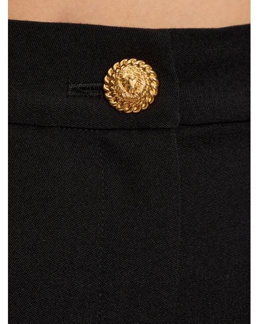 Balmain Black Elegant Tailored Pants