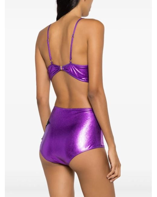 Bikini Carnaval/Festival À Sequins Brigitte Bardot en coloris Purple
