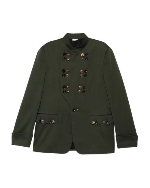 メンズ Comme des Garçons ダブルジャケット Green