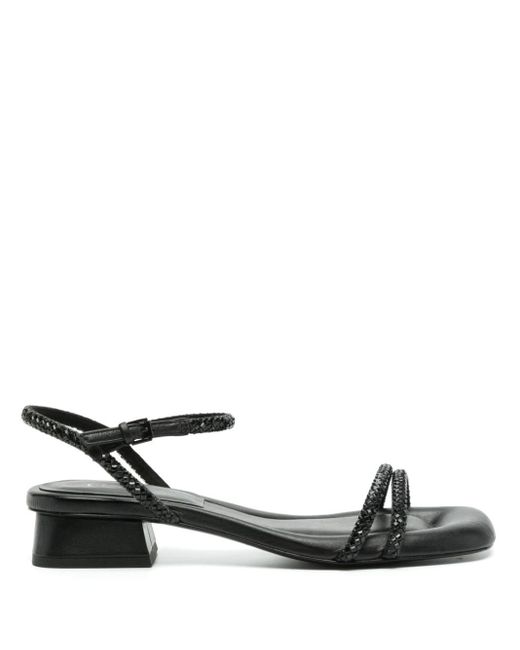 Ash Black Icaro Crystal-embellishment Sandals