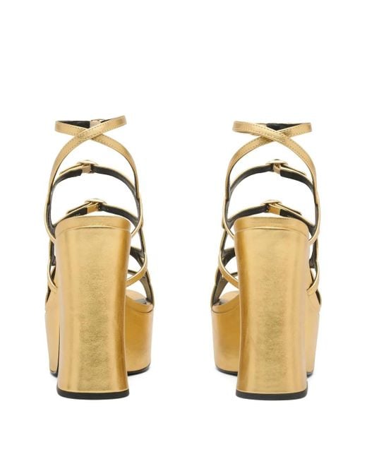 Marc Jacobs Metallic The Kiki Sandals