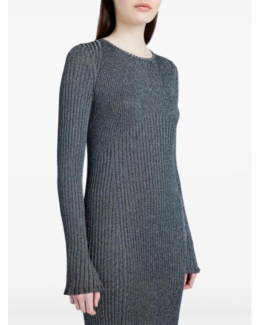 Proenza Schouler Gray Joni Maxi Dress