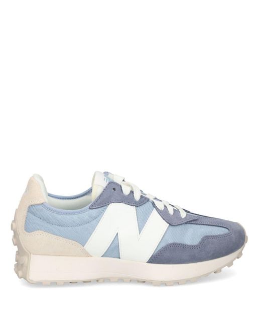 New Balance Blue 327 Panelled Sneakers for men