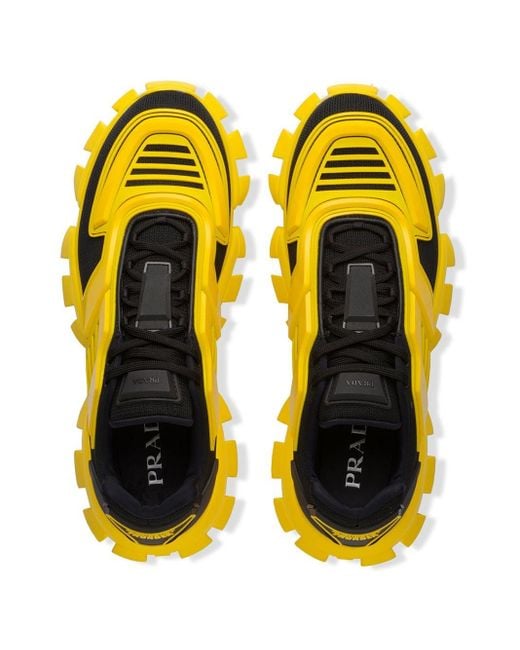 Prada Rubber Cloudbust Thunder Sneakers in Yellow for Men - Save 41% | Lyst  UK
