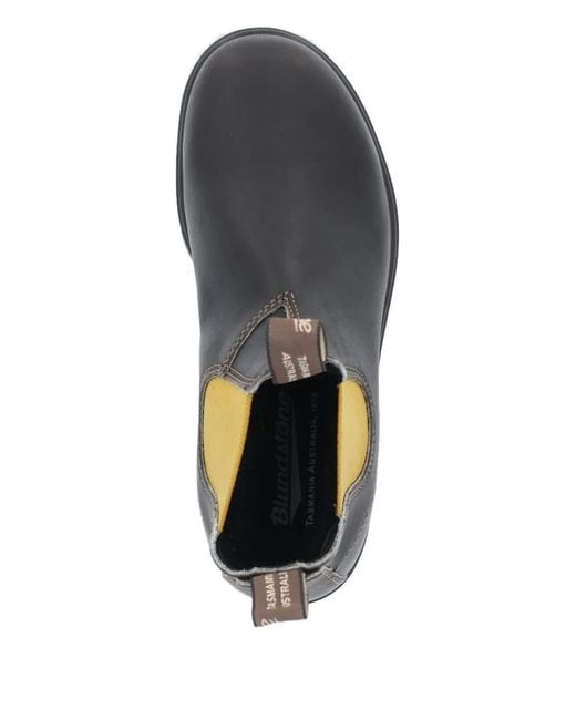 Blundstone Black Leather Elastic-Panel Boots