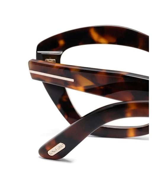 Tom Ford Brown Cat-Eye Glasses